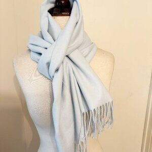 Wool Scarf - Pale Blue